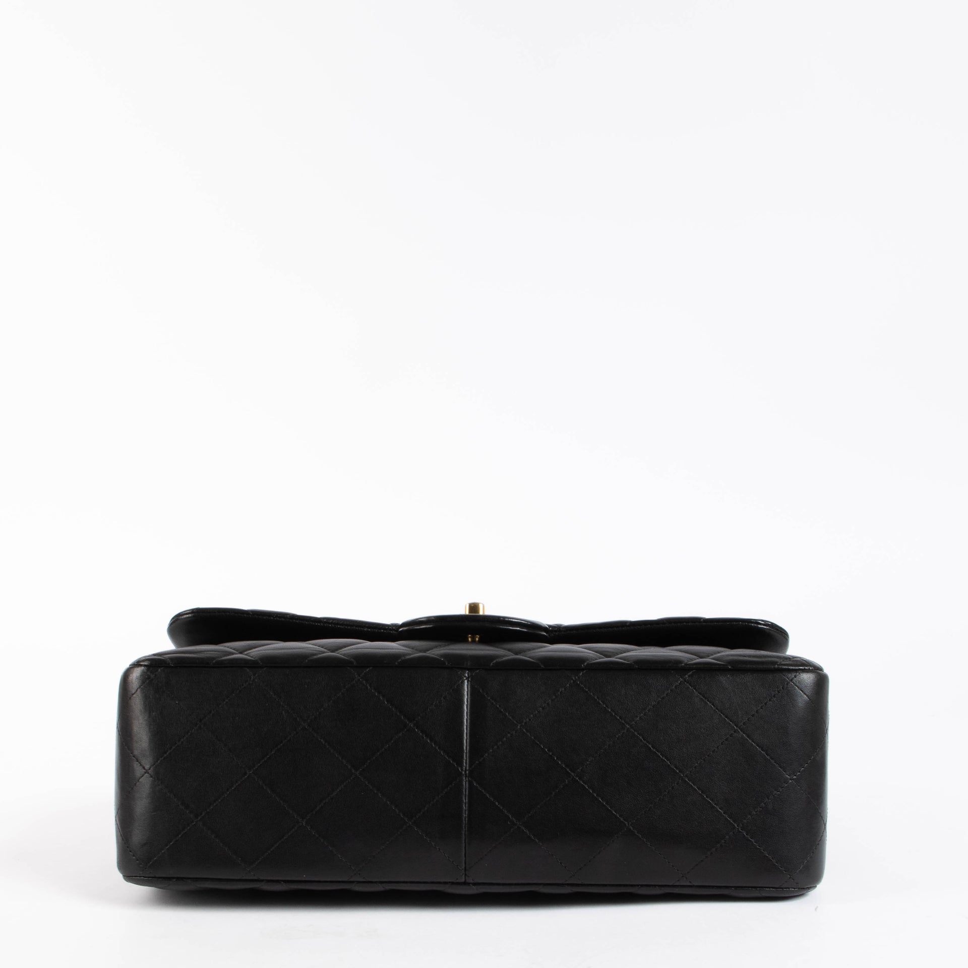 Chanel Black Lambskin Large Classic flap bag