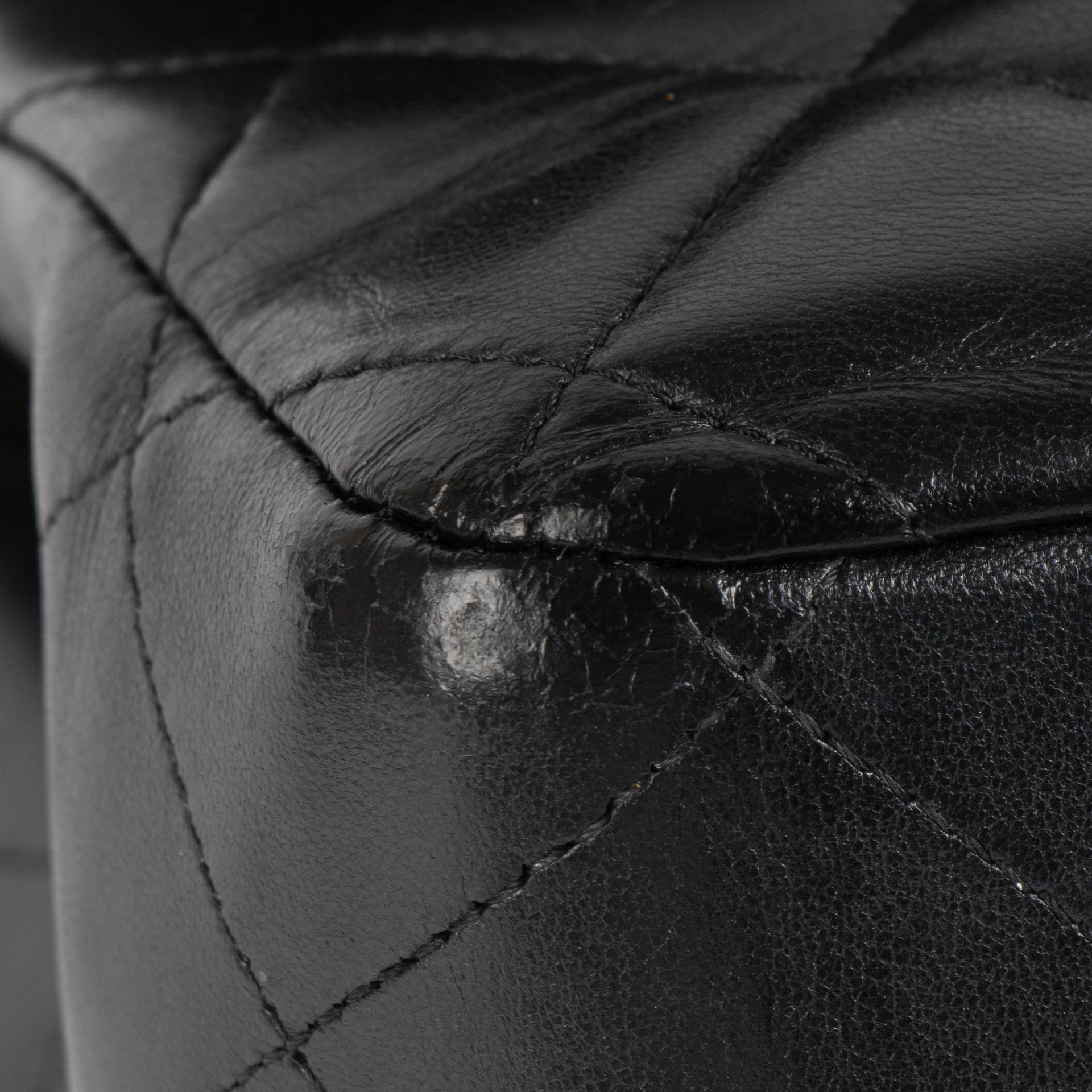 Chanel Black Lambskin Large Classic flap bag