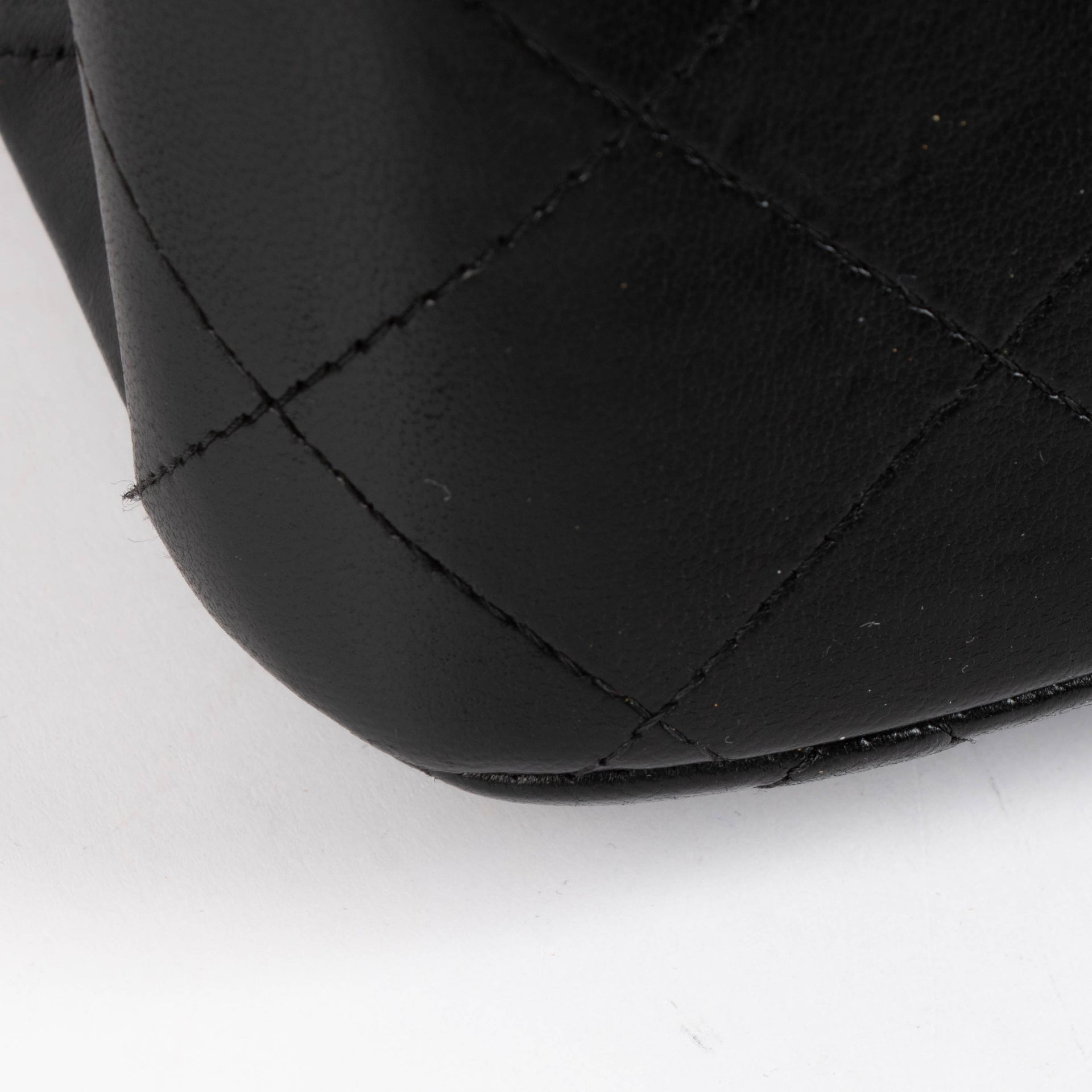 Chanel Black Lambskin Large Classic Flap Bag