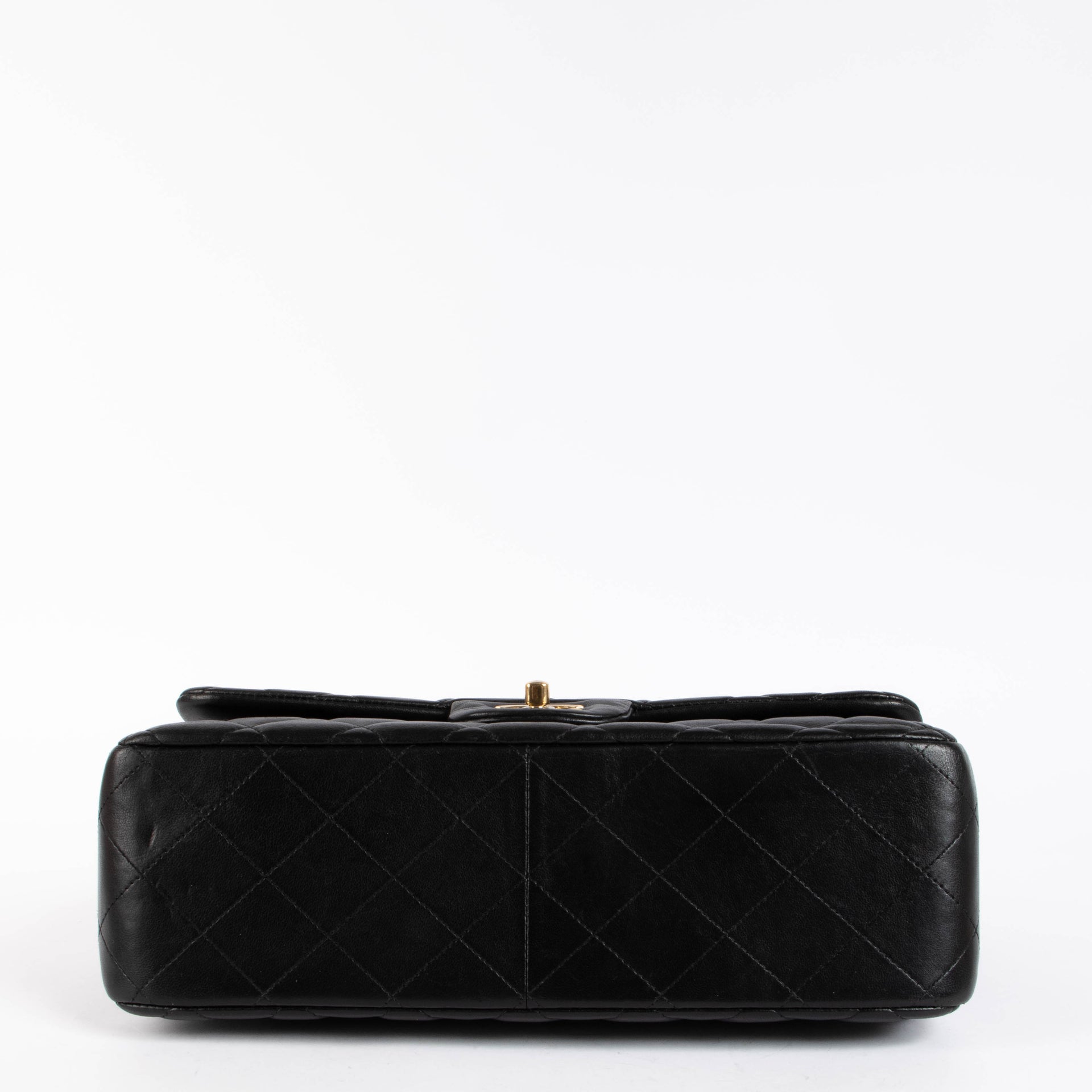Chanel Black Lambskin Large Classic Flap Bag
