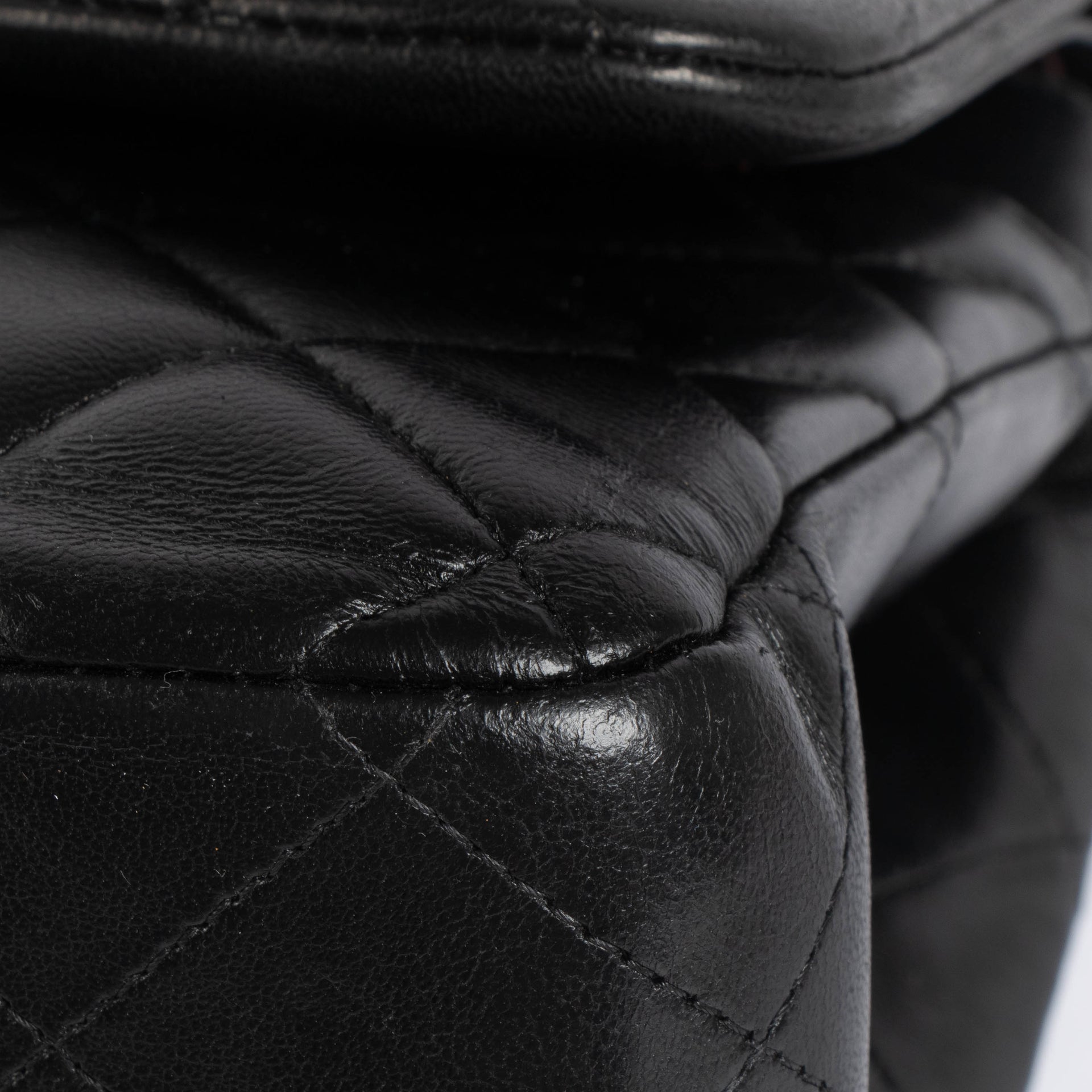 Chanel Black Lambskin Large Classic Flap Bag