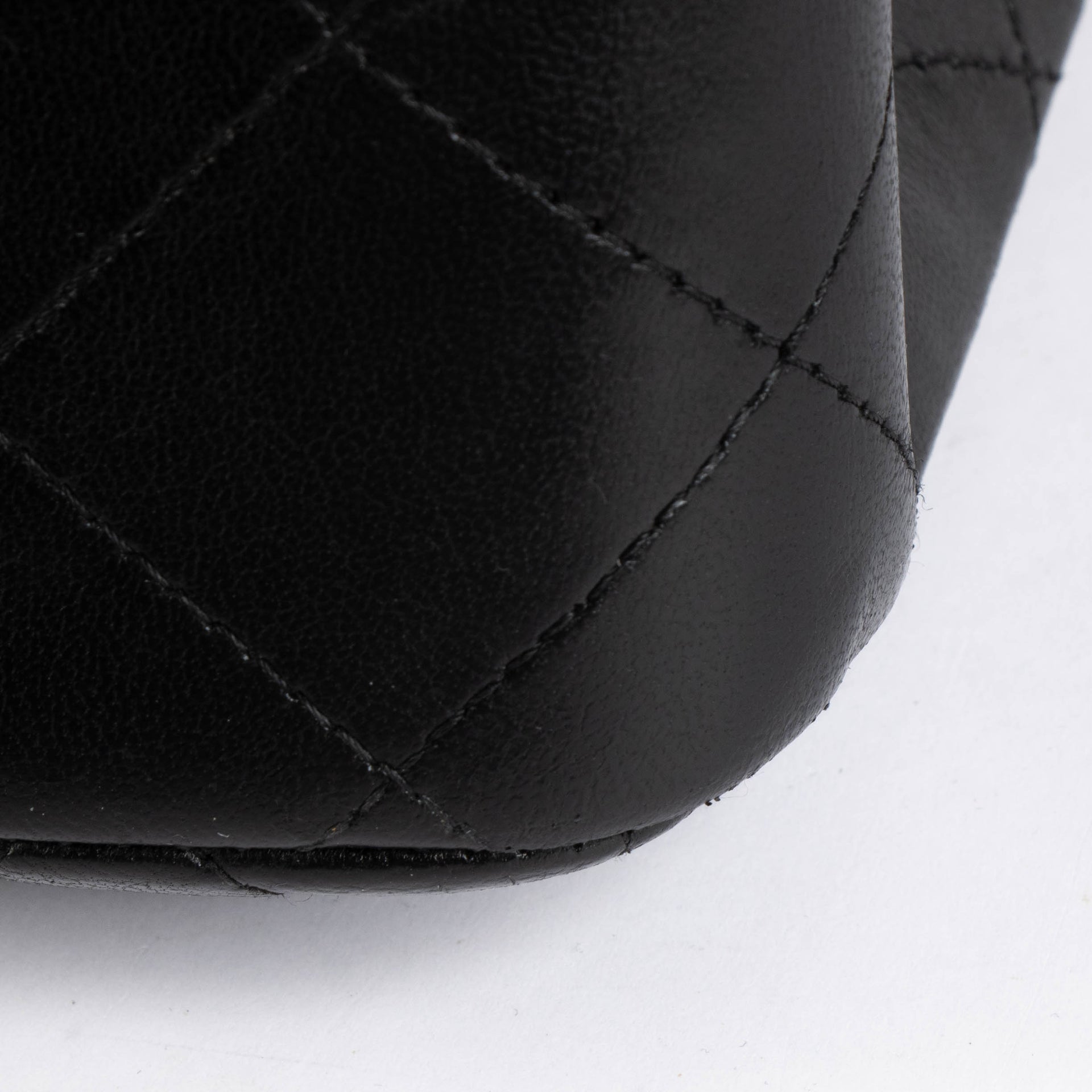 Chanel Black Lambskin Large Classic Flap Bag