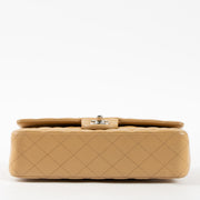 Shop this authentic Chanel Dark Beige Lambskin Medium Classic 11.12 Handbag pre-loved on Labellov.com