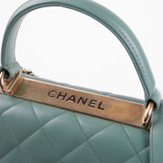 Shop this authentic Chanel Green Small Trendy CC Bag pre-loved on Labellov.com