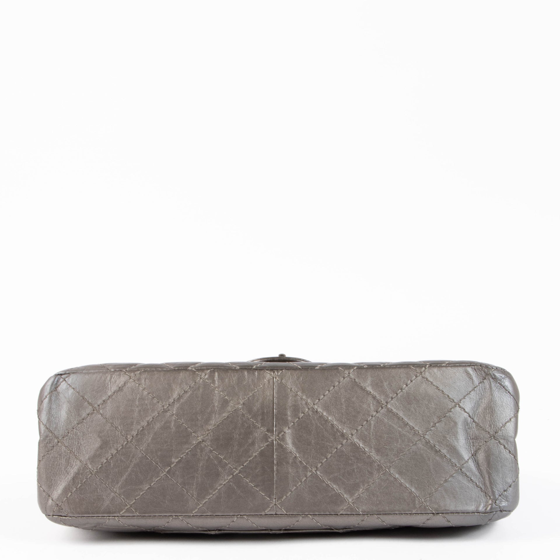 Shop authentic Chanel Grey Aged Calfskin Large 2.55 Reissue Bag on Labellov.com.