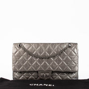Shop authentic Chanel Grey Aged Calfskin Large 2.55 Reissue Bag on Labellov.com.