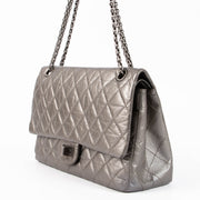 Shop authentic Chanel Grey Aged Calfskin Large 2.55 Reissue Bag on Labellov.com.