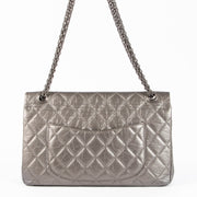 Shop authentic Chanel Grey Aged Calfskin Large 2.55 Reissue Bag on Labellov.com.