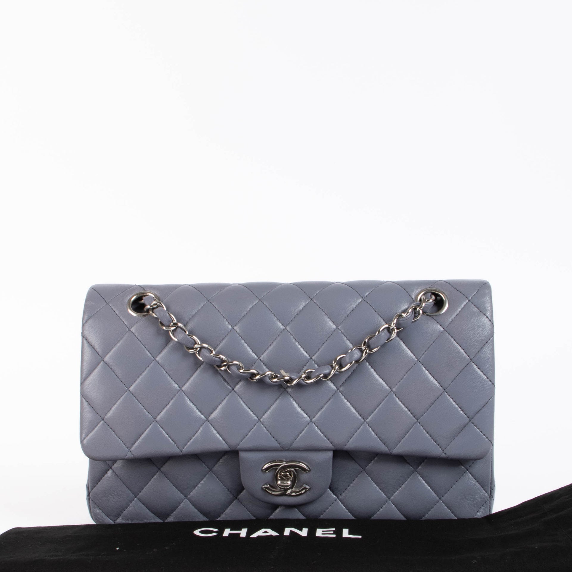 Chanel Lila Lambskin Medium Classic Flap 11.12 Bag
