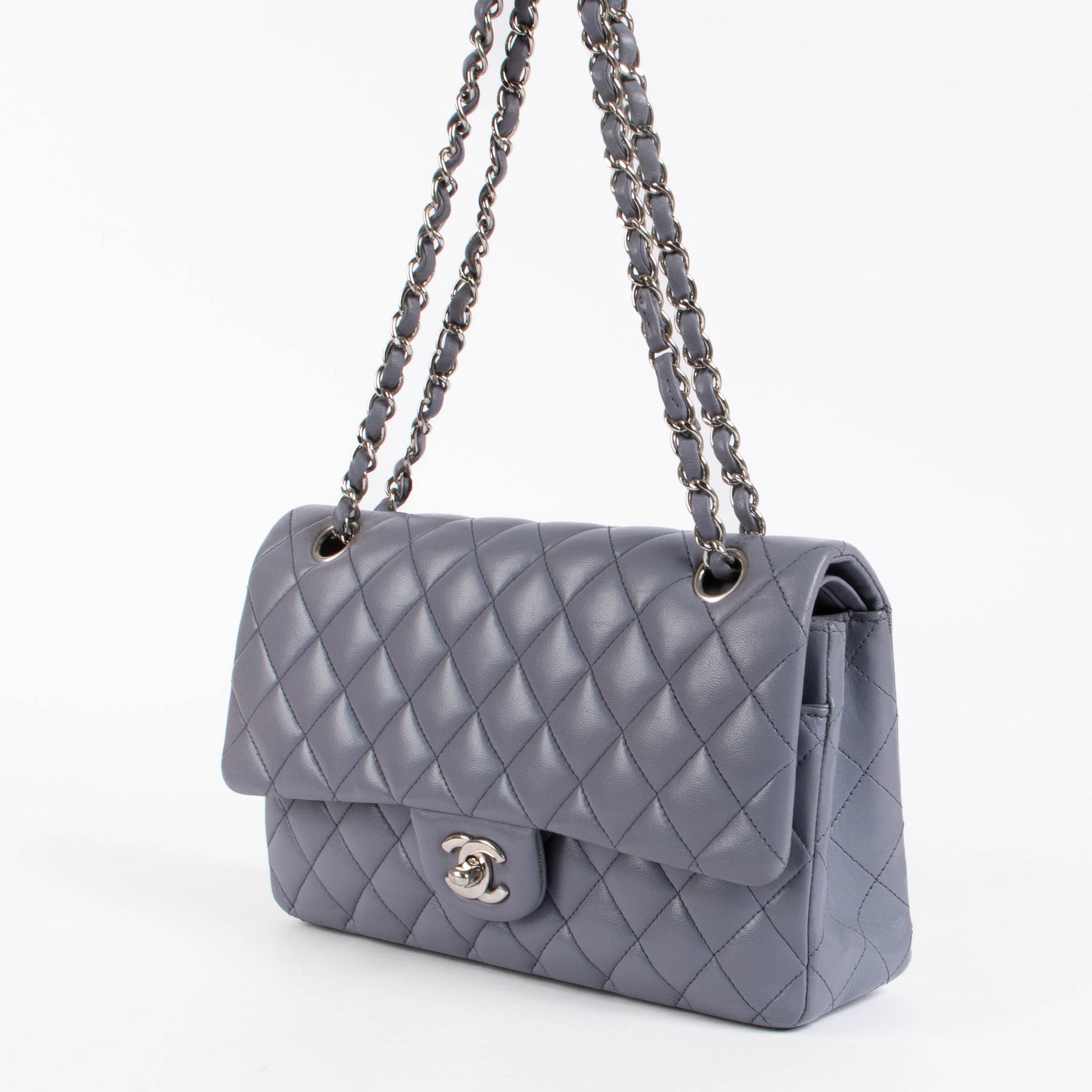 Chanel Lila Lambskin Medium Classic Flap 11.12 Bag
