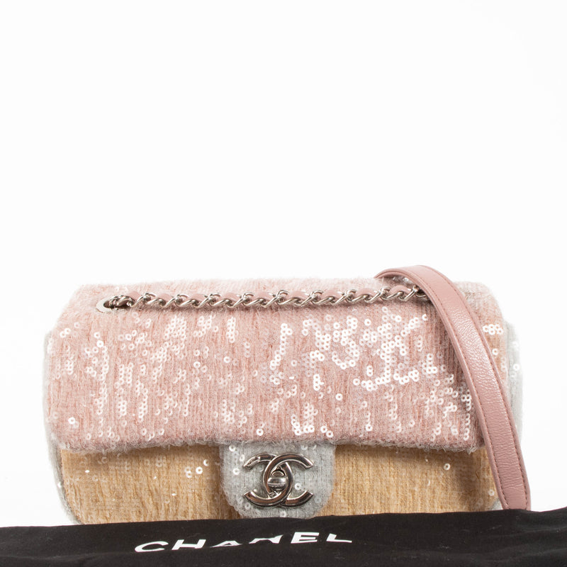 Chanel 18S Multicolor Sequin Waterfall Small Flap Bag