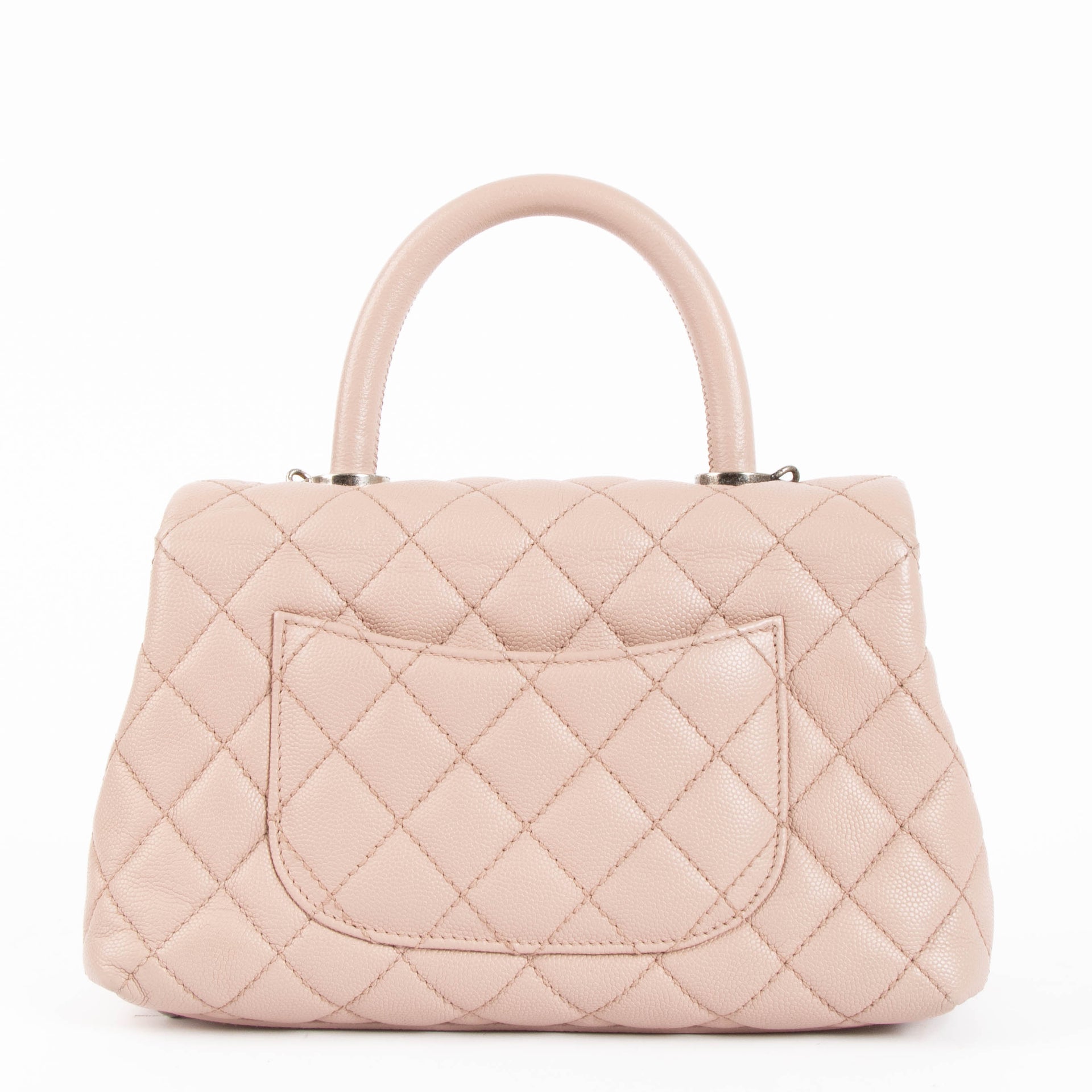 Chanel Pink Caviar Small Coco Handle Bag