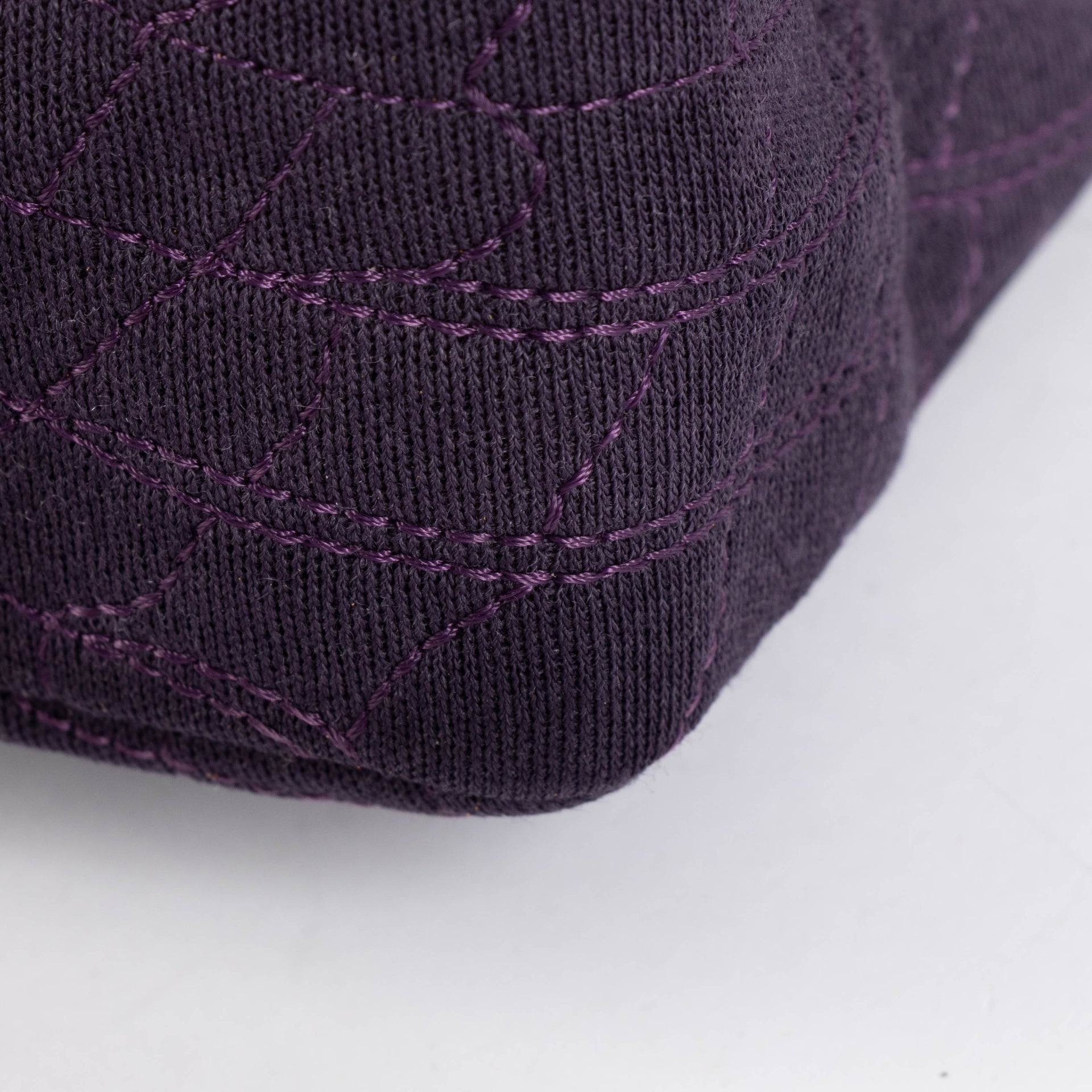 Chanel Purple Cotton Reissue 2.55 Large Shoulder bag