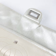 Shop this authentic Chanel Silver Aged Calfskin Large 2.55 Reissue Bag pre-loved on Labellov.com