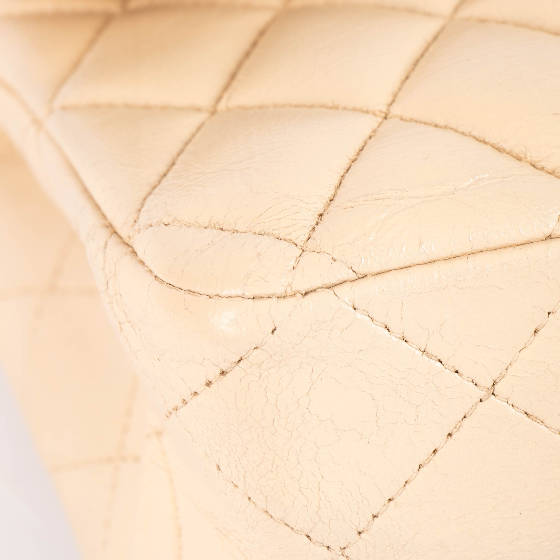 Chanel Beige Lambskin Medium Classic flap 11.12 bag