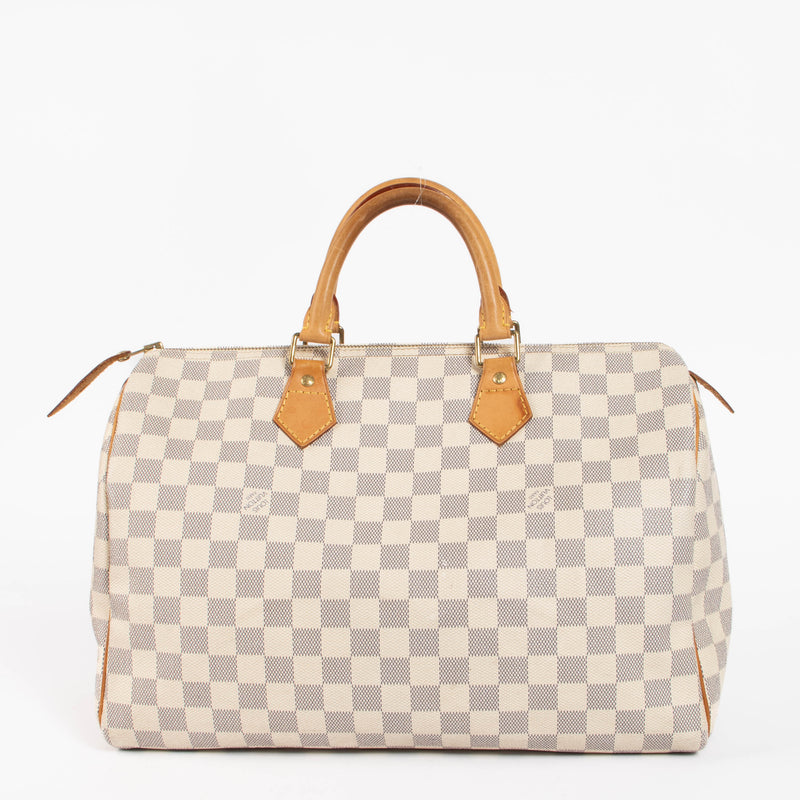 Louis Vuitton Damier Azur Speedy 35 Bag