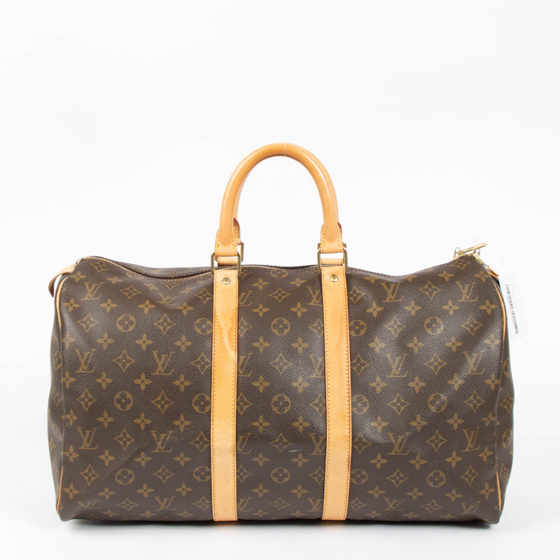 Louis Vuitton Monogram Canvas Keepall 45 Travel Bag