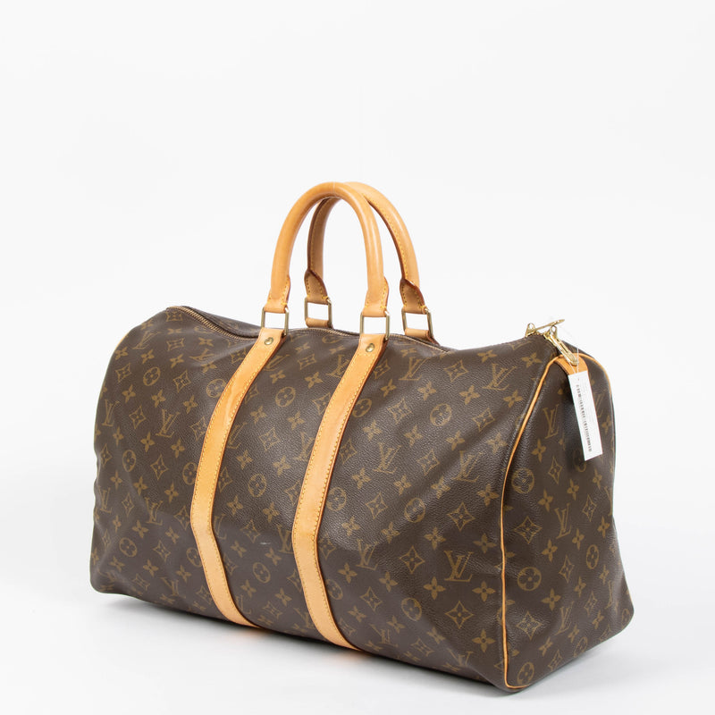 Louis Vuitton Monogram Canvas Keepall 45 Travel Bag