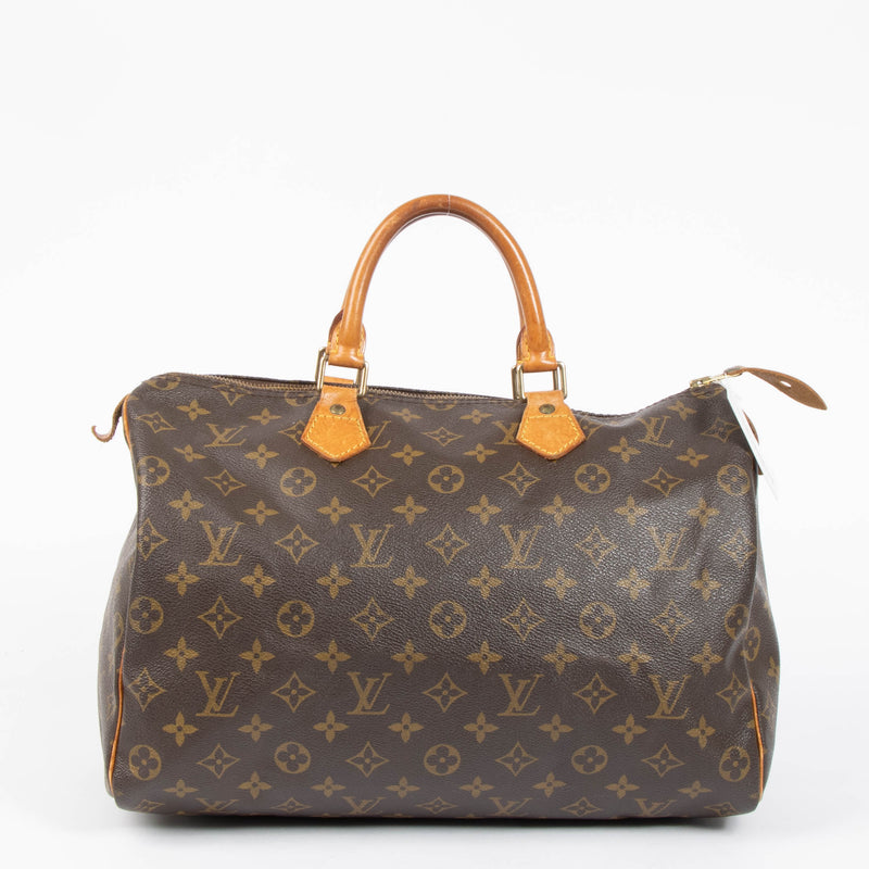 Louis Vuitton Monogram Canvas Speedy 35 Bag