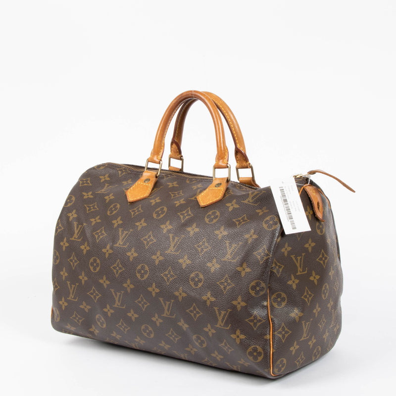 Louis Vuitton Monogram Canvas Speedy 35 Bag