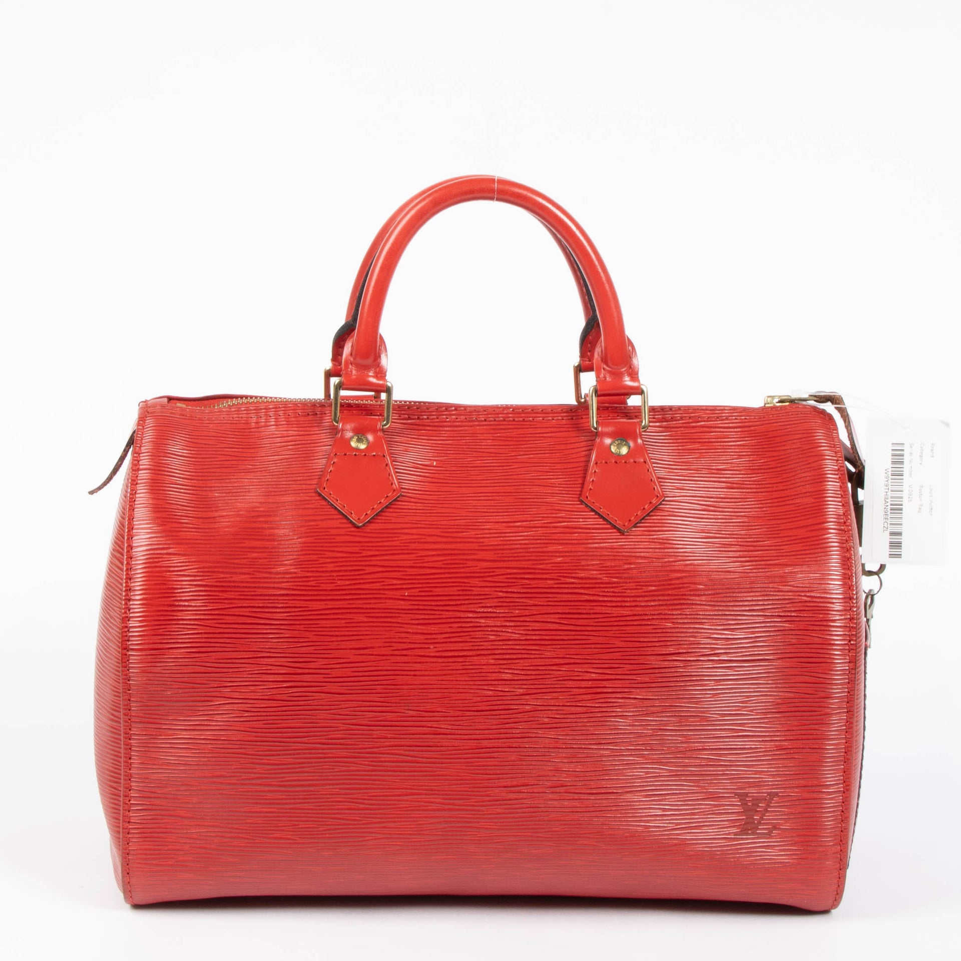Louis Vuitton Red Epi Leather Speedy 30 Bag