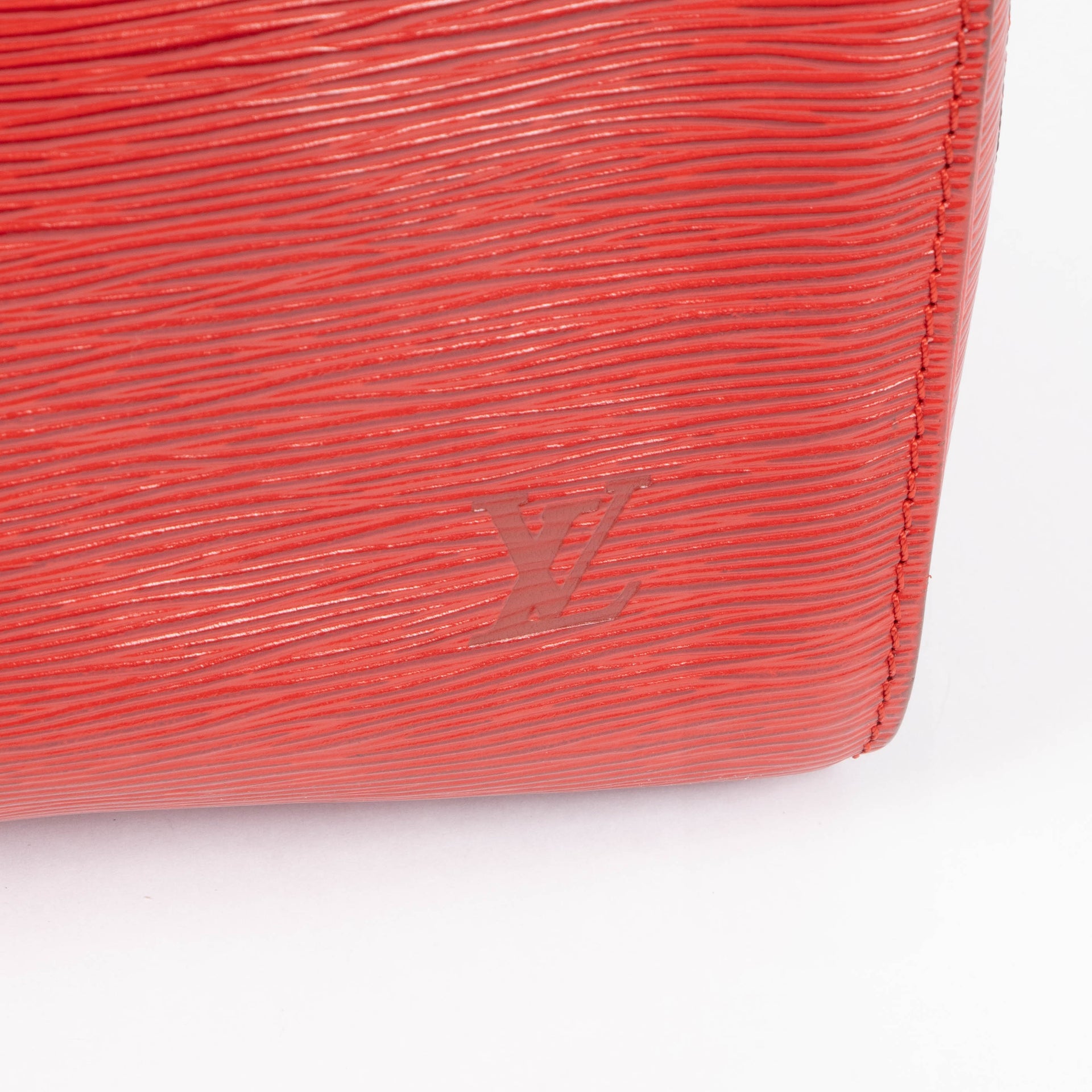 Louis Vuitton Red Epi Leather Speedy 30 Bag