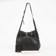 Shop this authentic delvaux black Toile De Cuir Souverain pre-loved on Labellov.com