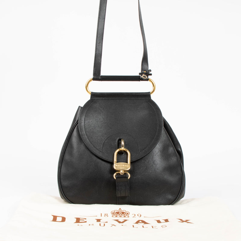Shop this authentic delvaux black Cerceau bag pre-loved on Labellov.com