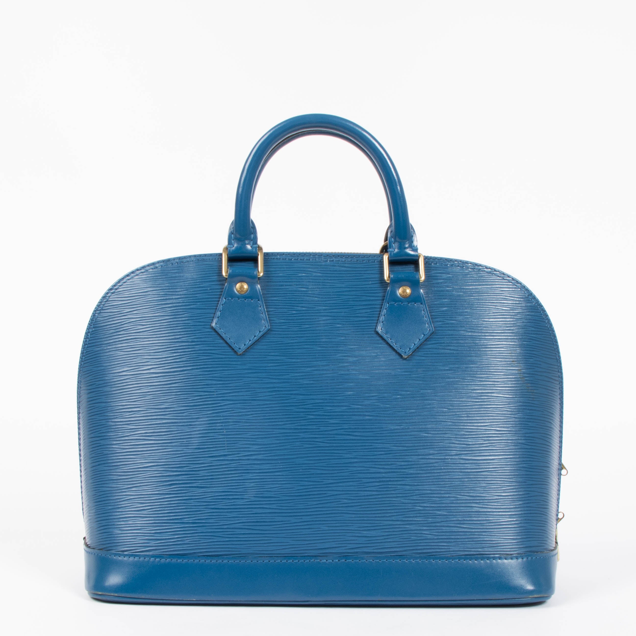 Louis Vuitton Toledo Blue Epi Alma PM Bag – Labellov