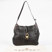 Shop this authentic delvaux Toile De Cuir Shoulder bag pre-loved on Labellov.com