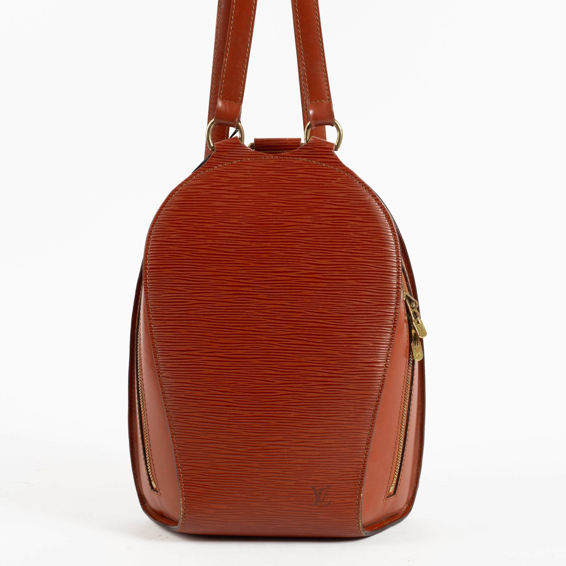 Shop the authentic Louis Vuitton Cipango Gold Epi Mabillon Backpack on Labellov.com !