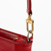 Shop the authentic Louis Vuitton Red Epi Sarvanga Crossbody on Labellov.com !