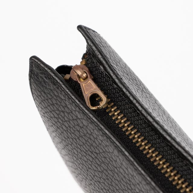 Celine Vintage Black Leather Pouch