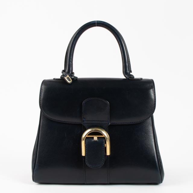 Delvaux Vintage Navy Brillant PM Bag