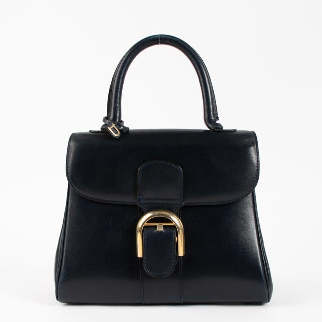 Delvaux Vintage Navy Brillant PM Bag