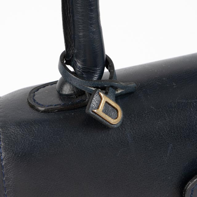 Delvaux Vintage Navy Brillant PM Bag