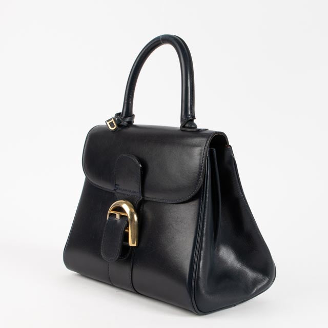 Delvaux Vintage Navy Brillant PM Bag