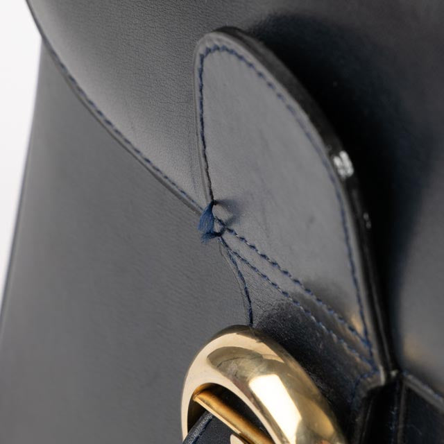 Delvaux Vintage Navy Brillant PM Bag