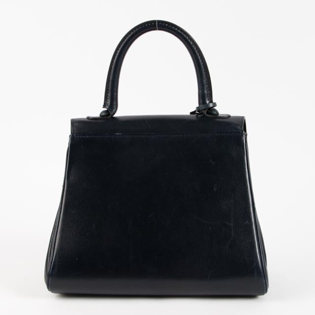 Delvaux Vintage Navy Brillant PM Bag