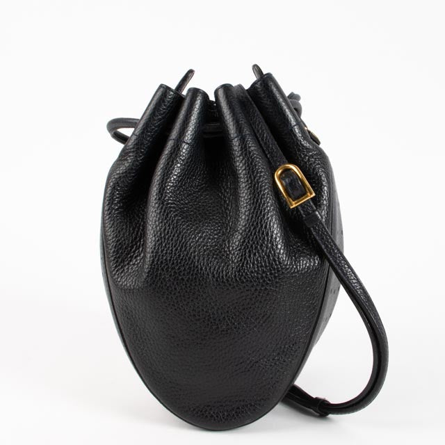 Delvaux Blue Leather Tabarin PM Bag