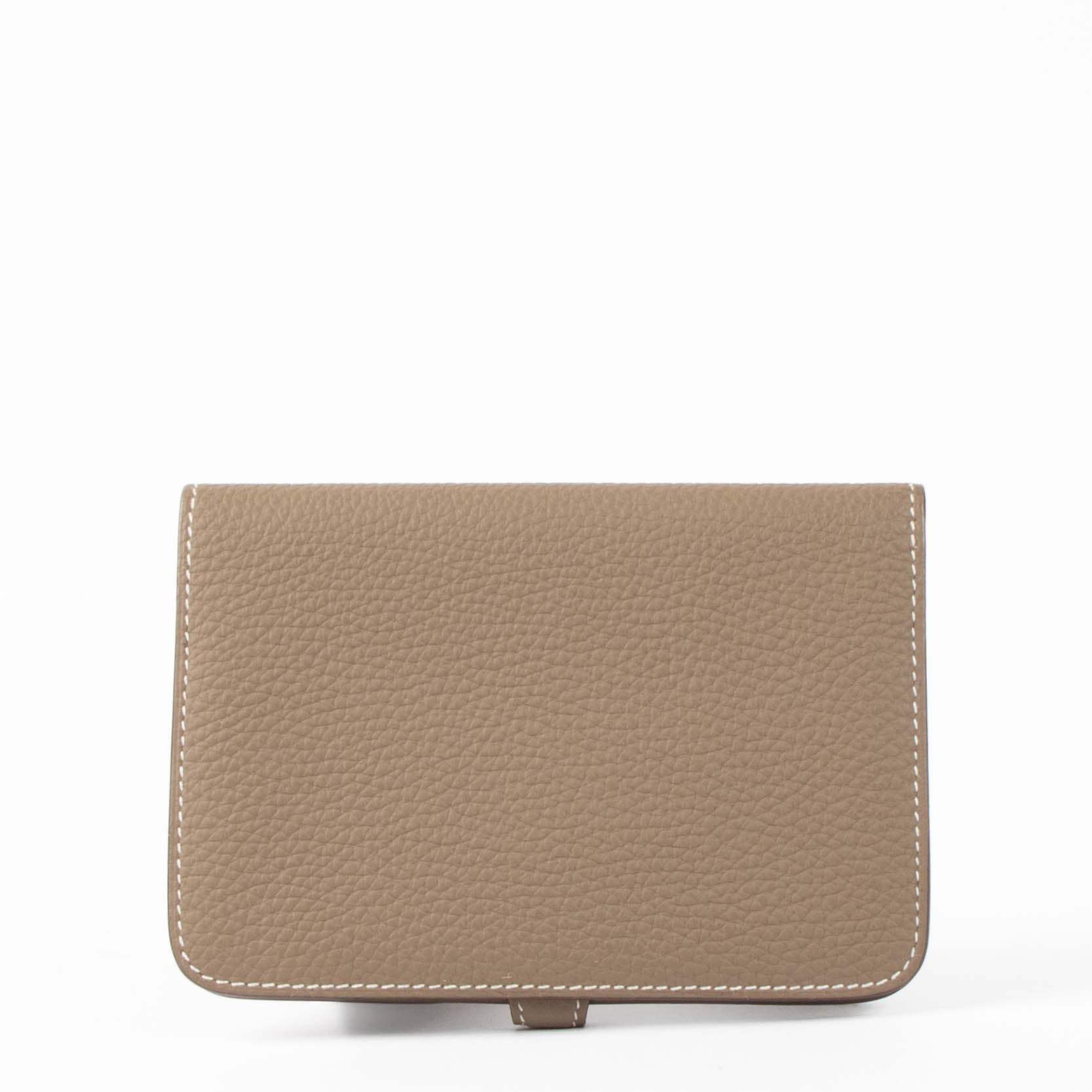 Hermès Etoupe Dogon Compact Wallet