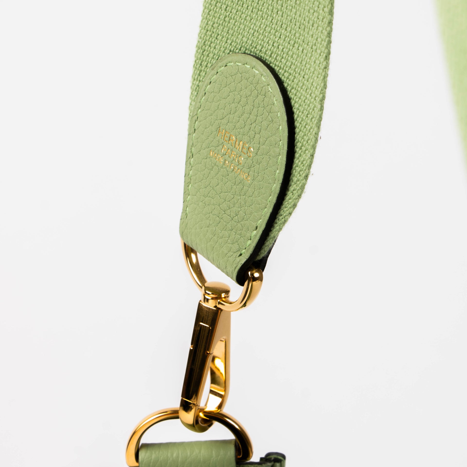 Hermès Vert Criquet Clemence Evelyne 29 GHW Bag