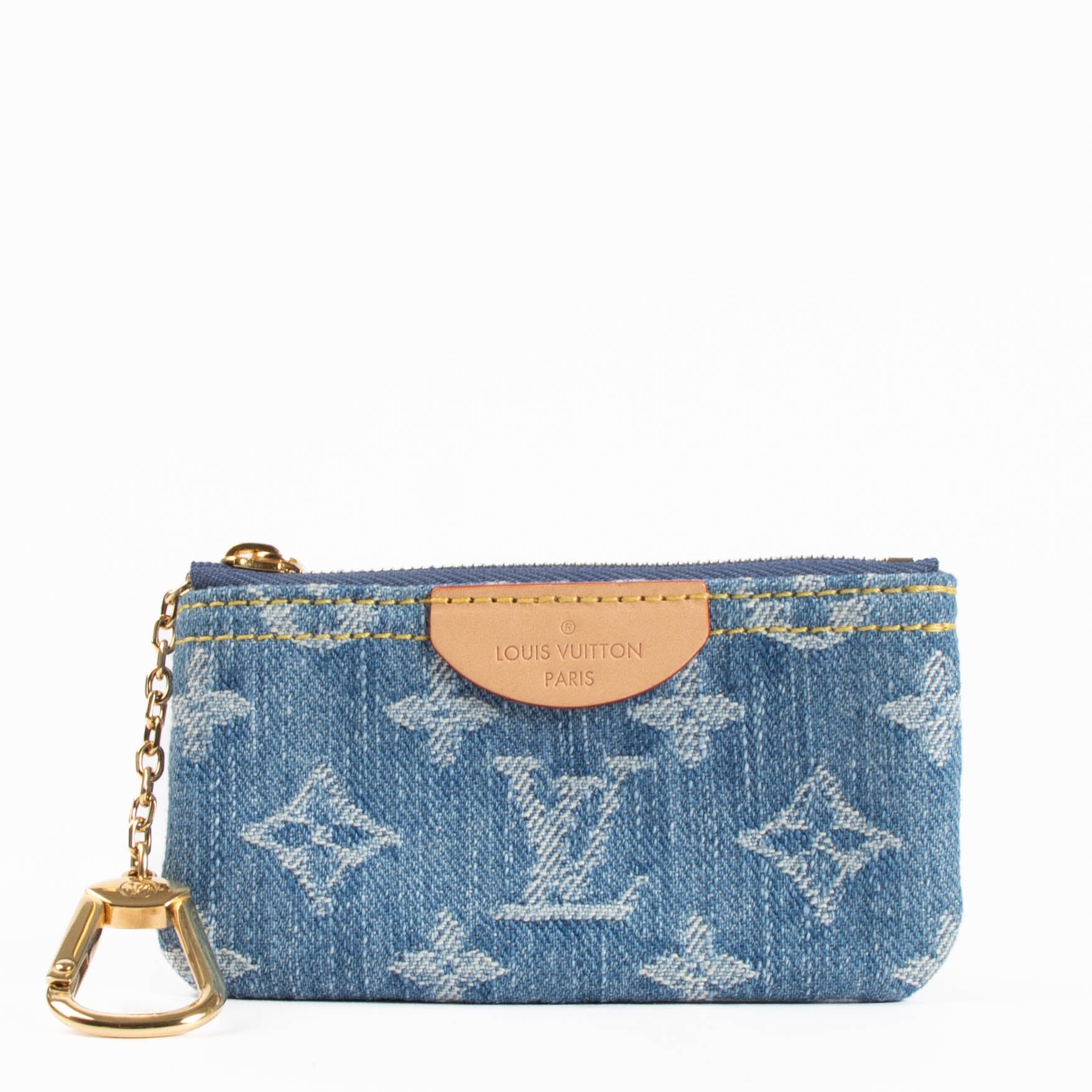 Louis Vuitton Monogram Denim Key Pouch