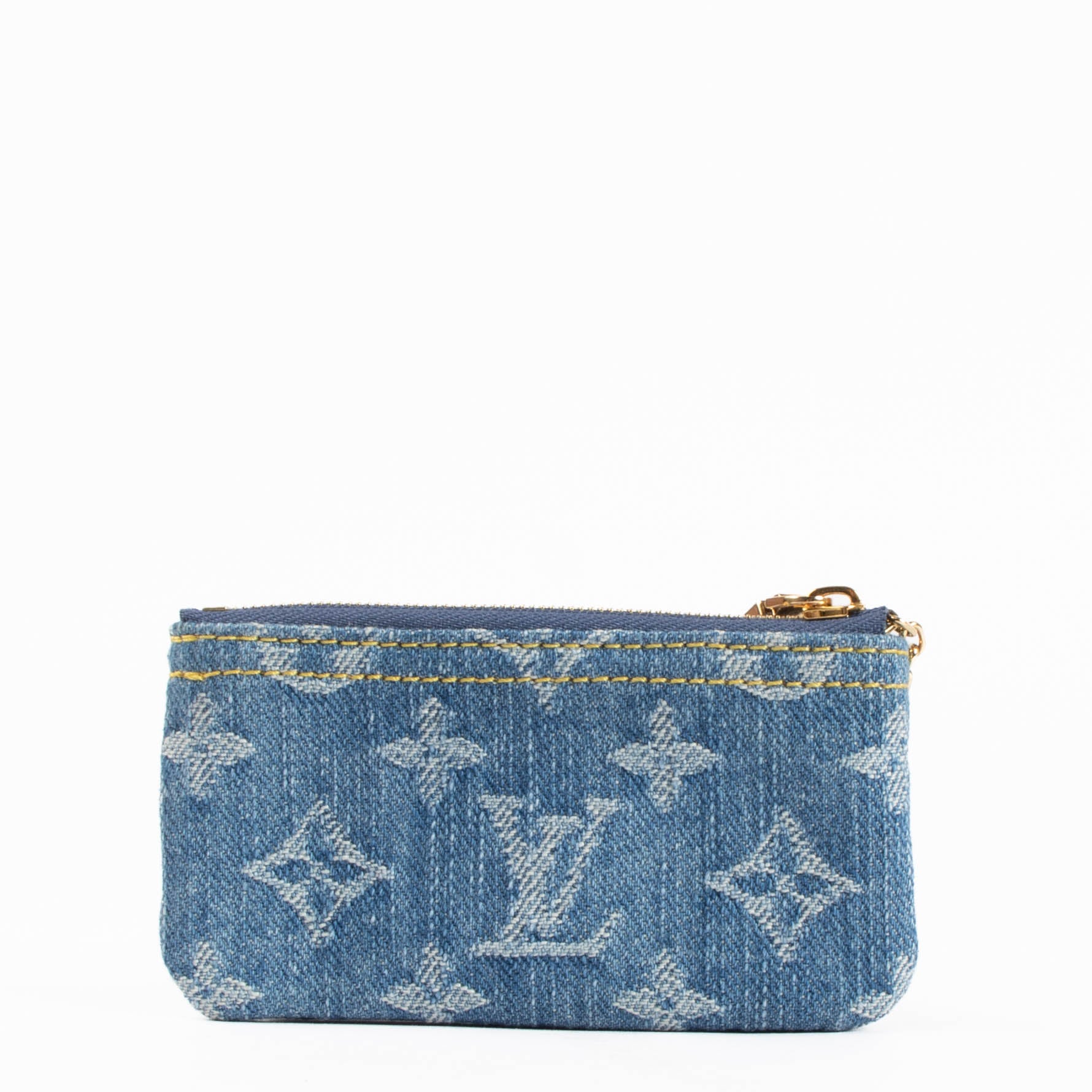 Louis Vuitton Monogram Denim Key Pouch