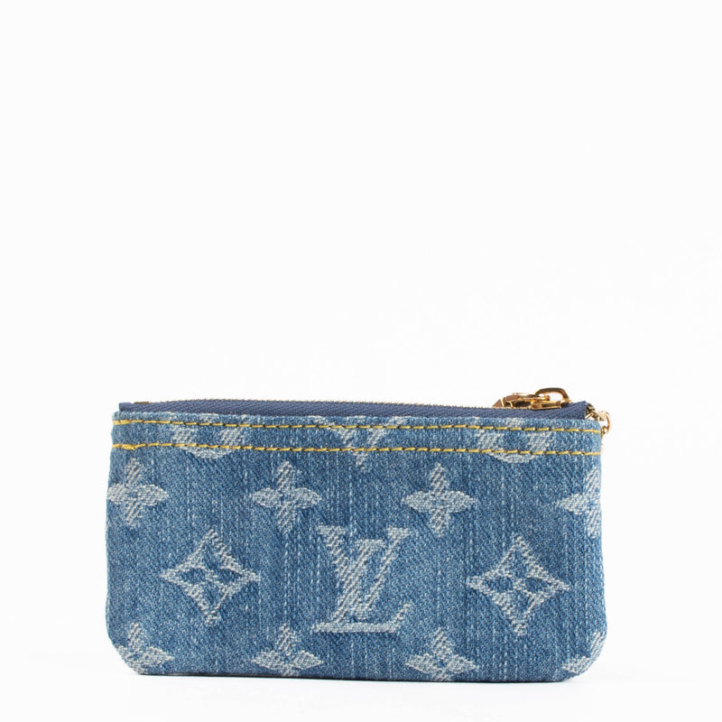 Louis Vuitton Monogram Denim Key Pouch