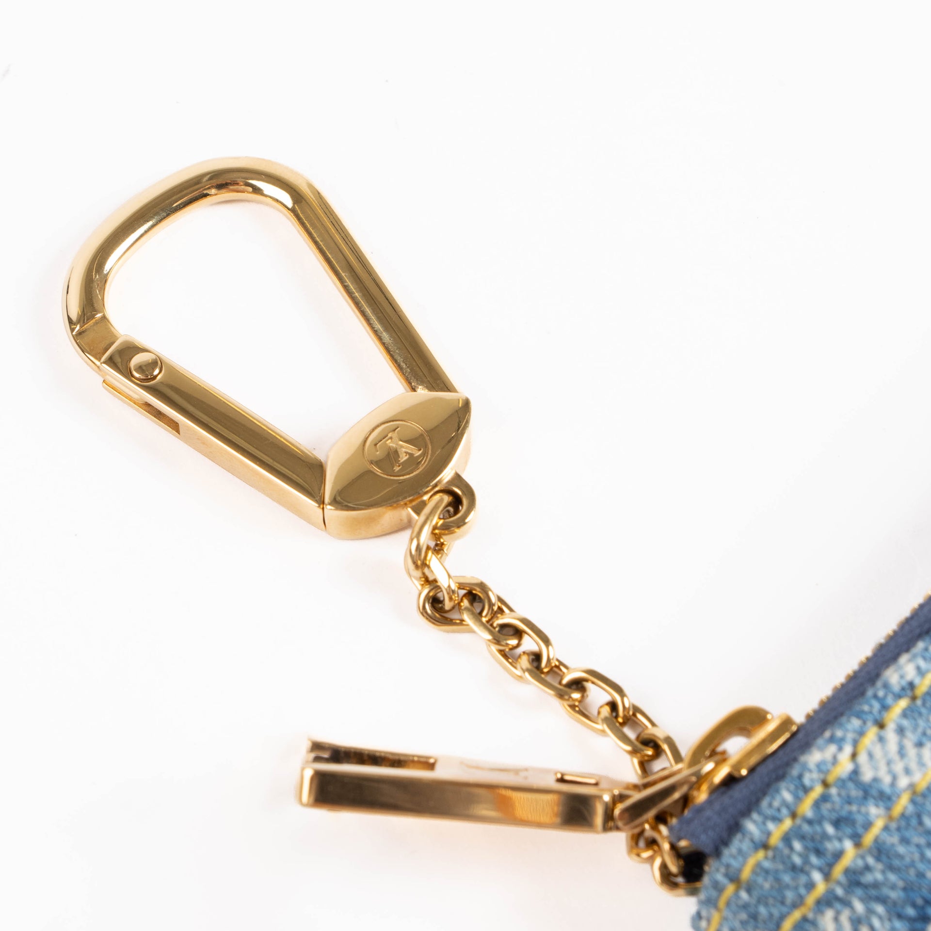 Louis Vuitton Monogram Denim Key Pouch