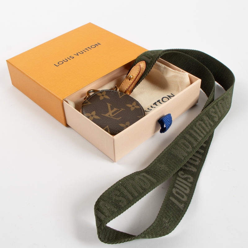 Louis Vuitton Green Lanyard Keycharm