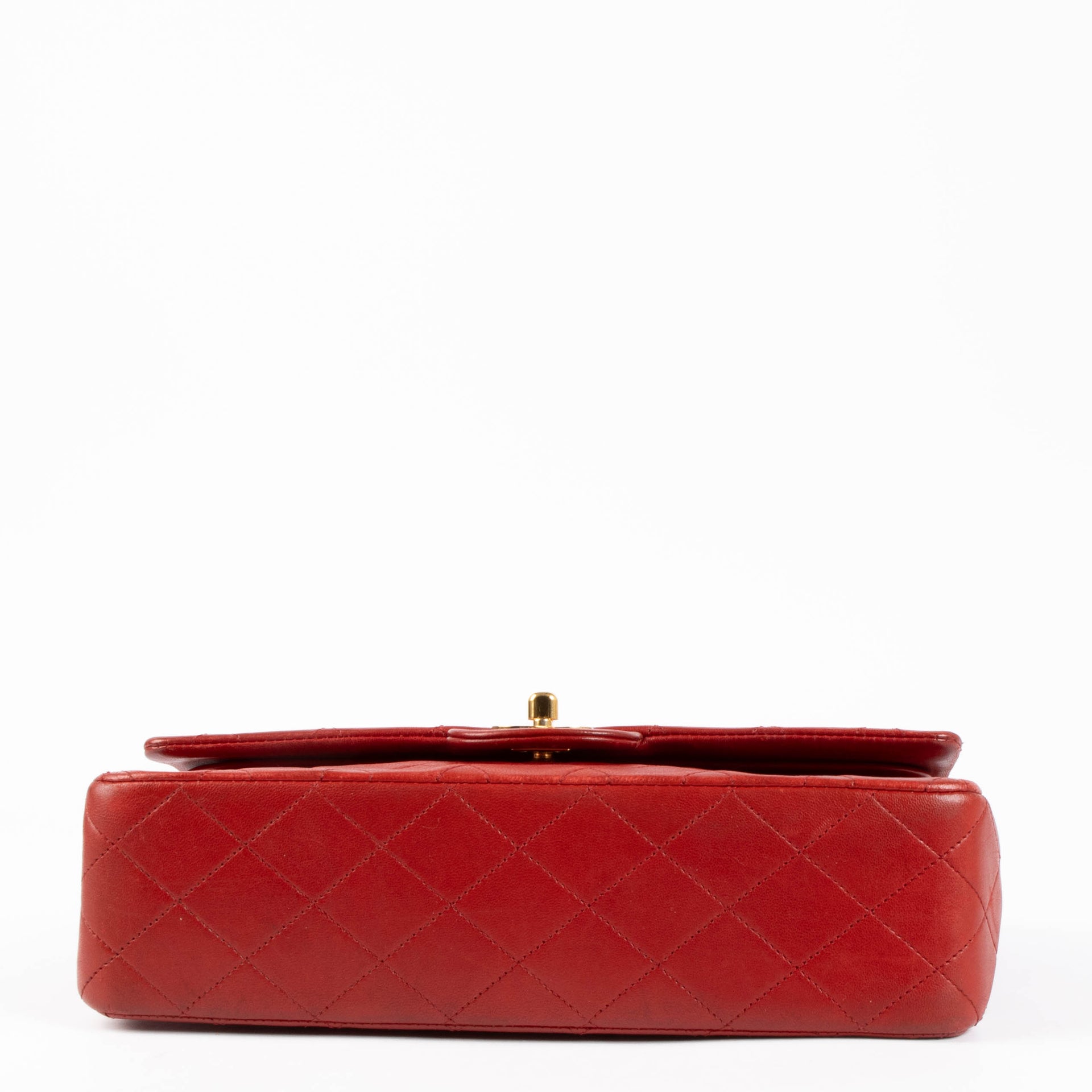 Chanel Red Classic Flap Bag Vintage