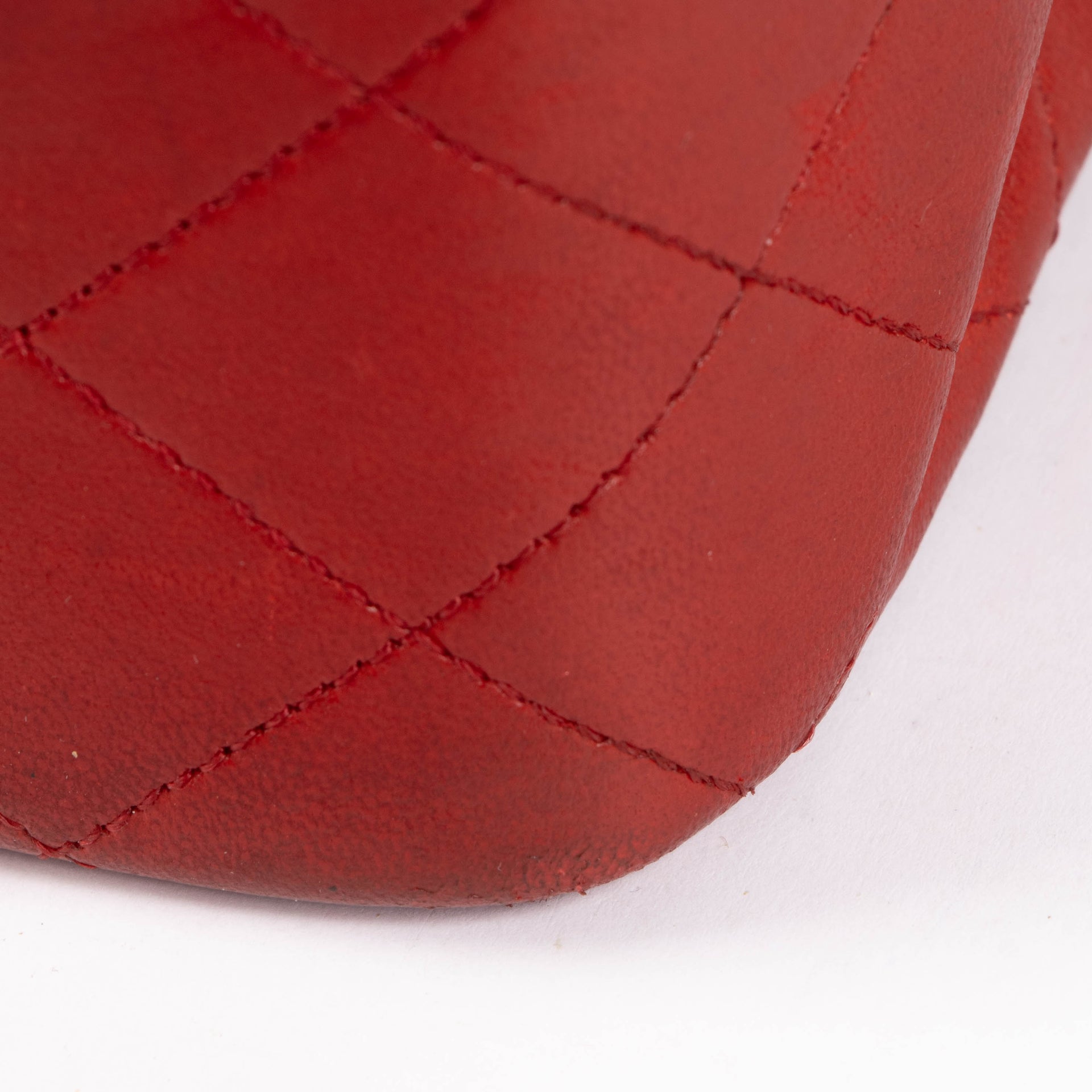 Chanel Red Classic Flap Bag Vintage