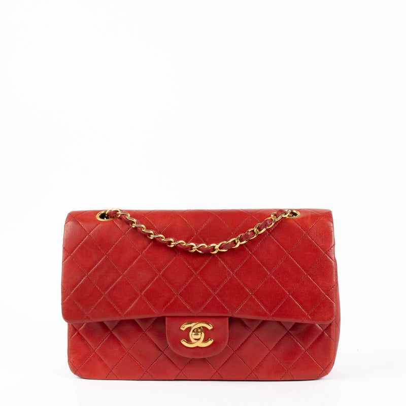 Chanel Red Classic Flap Bag Vintage